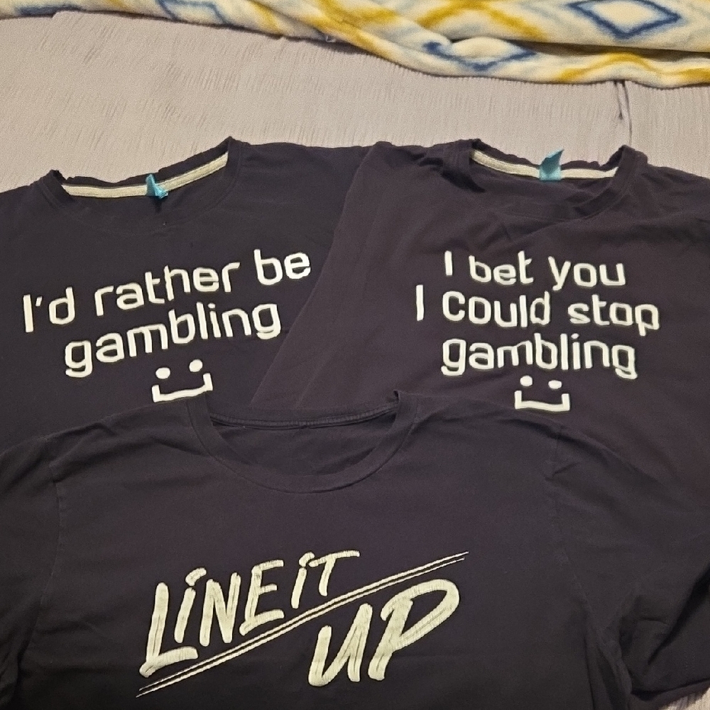 Line It Up Black T-Shirt - Short Sleeve Set Of 3 Shirts
